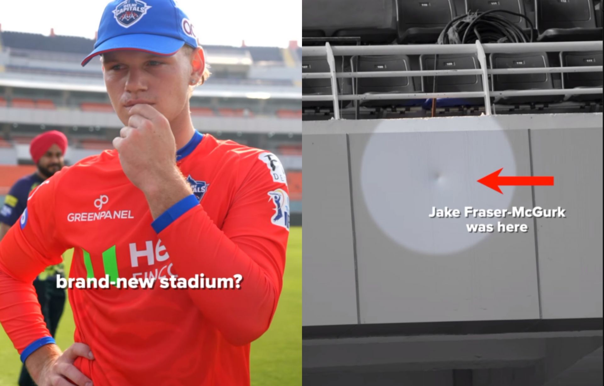  Jake Fraser-McGurk in DC nets ahead of IPL 2024. 