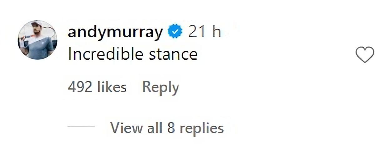 Andy Murray on Instagram