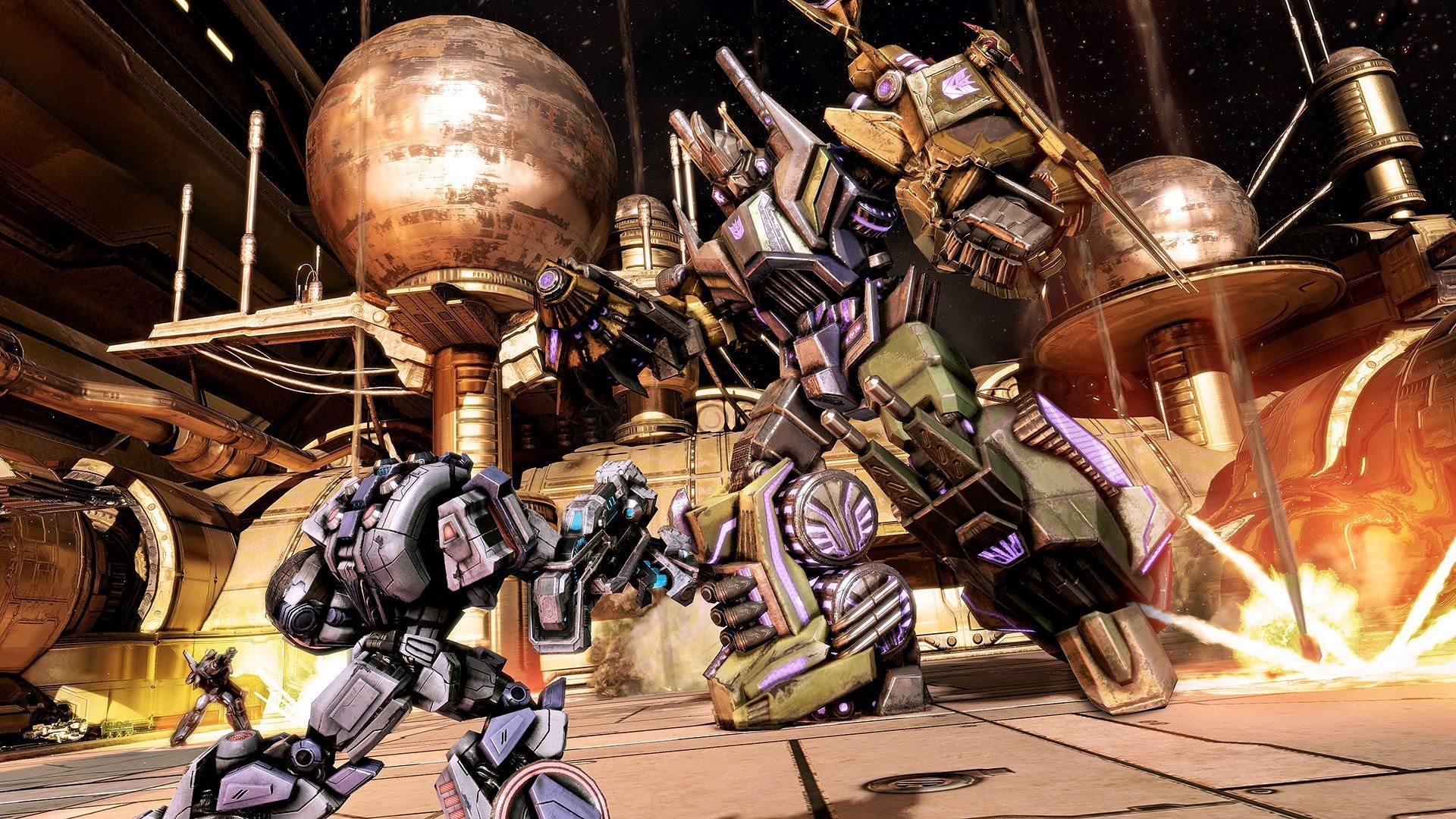 Fall of Cybertron exceeded expectations for a media tie-in game (Image via Activision)