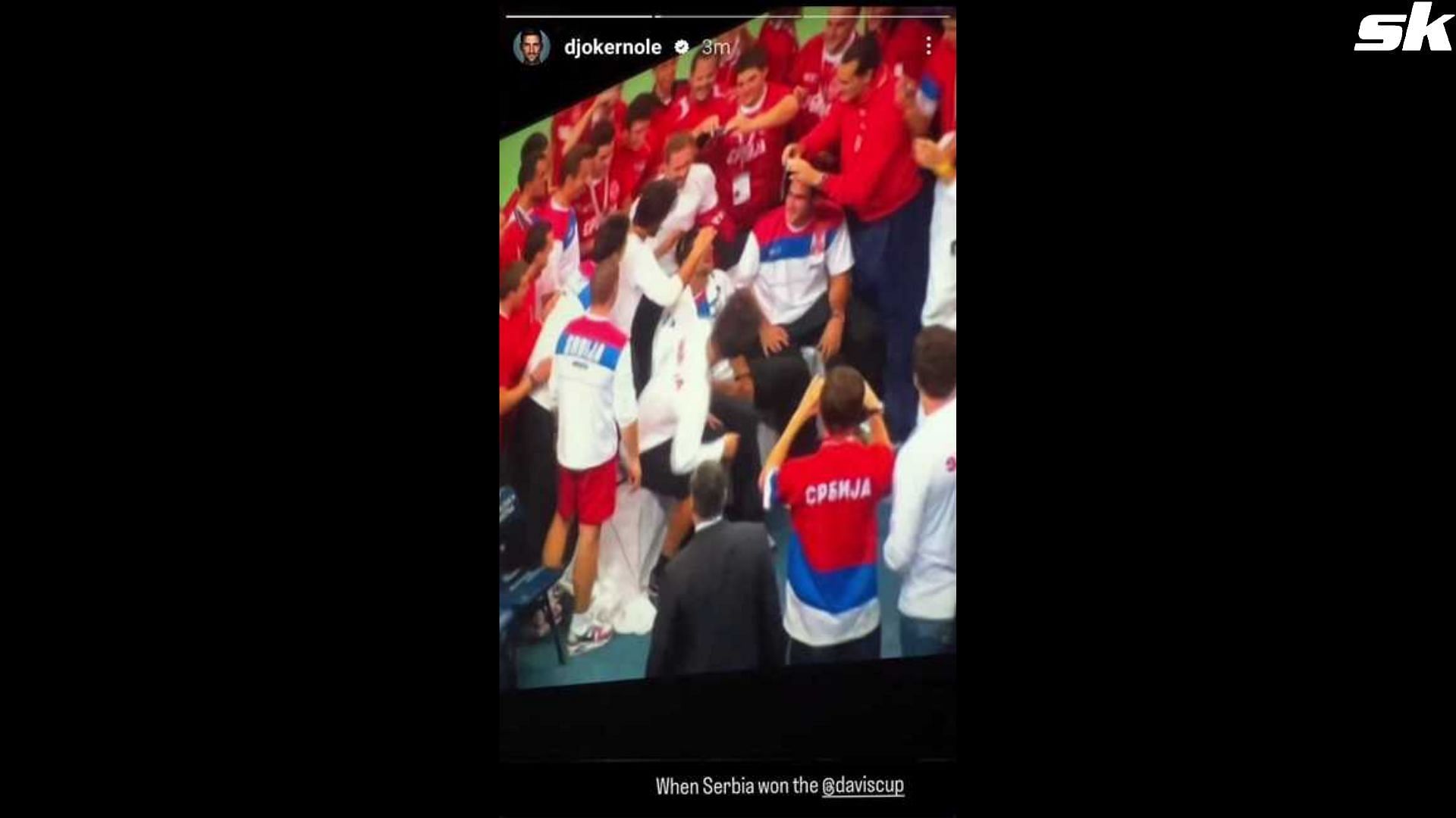 Novak Djokovic reminisces about Serbia&#039;s incredible 2010 Davis Cup triumph via his Instagram