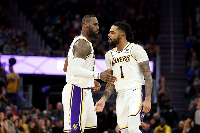 "You gotta be crazy": D'Angelo Russell provides explanation to his viral pre-shot smile meme 3-pointer against Warriors