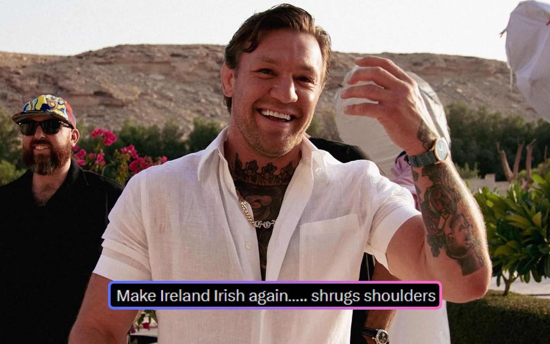 Conor McGregor succinctly responds to Ireland