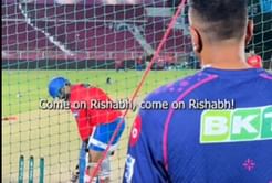 [Watch] "Come on Rishabh" - Ravichandran Ashwin cheers for Rishabh Pant in heartwarming moment at the nets ahead of DC-RR IPL 2024 clash