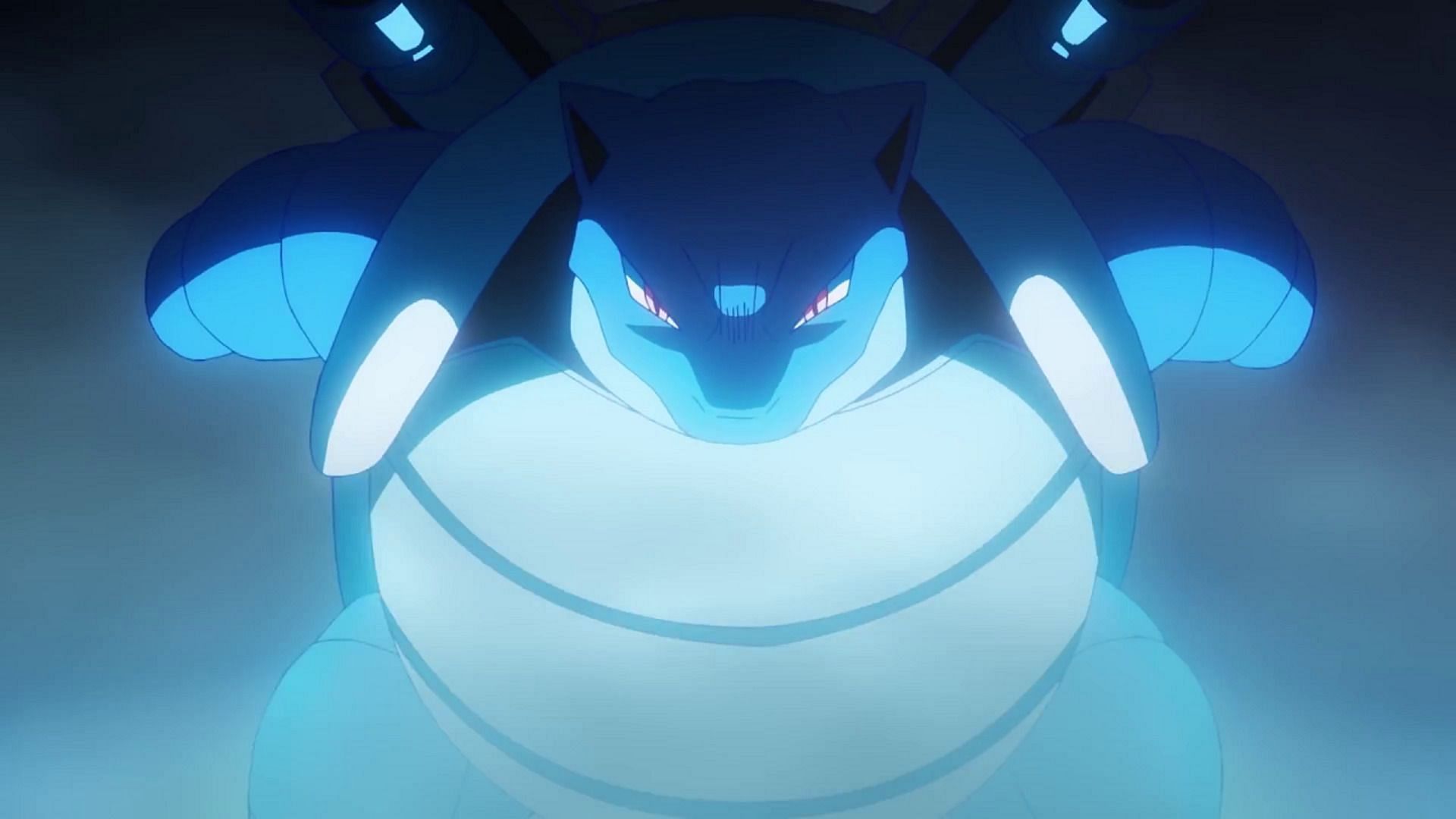 Blastoise as seen in the anime