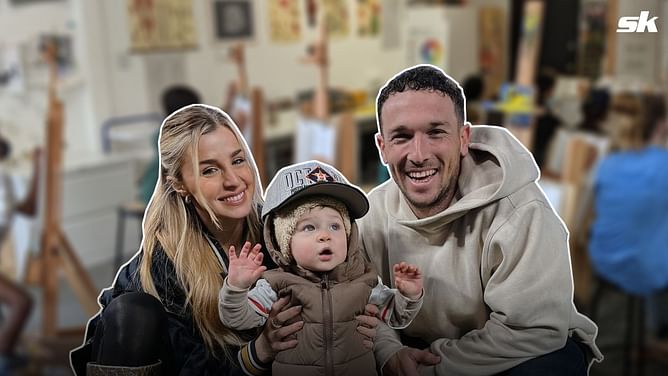 In Photos: Alex Bregman's wife Reagan captures sweet moment of son Knox's 'art class' adventures