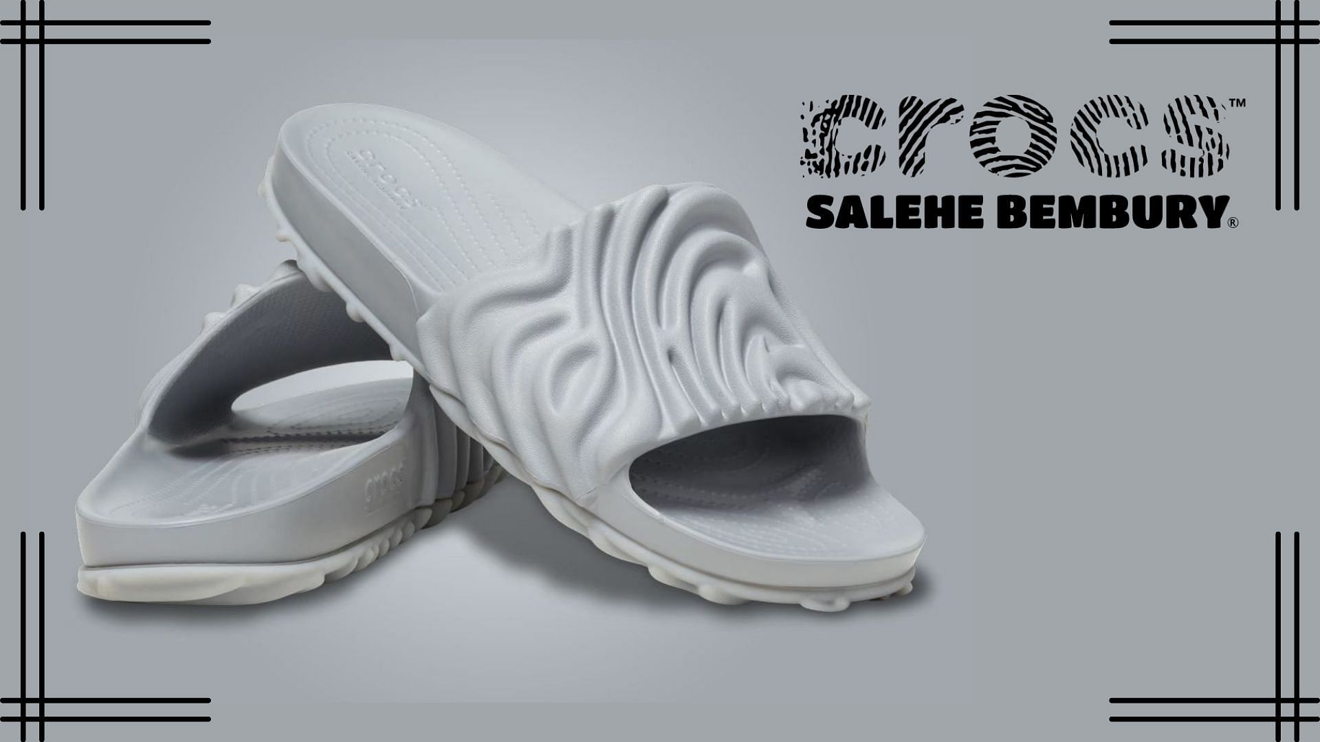 Salehe Bembury x Crocs Pollex Slide Grey 