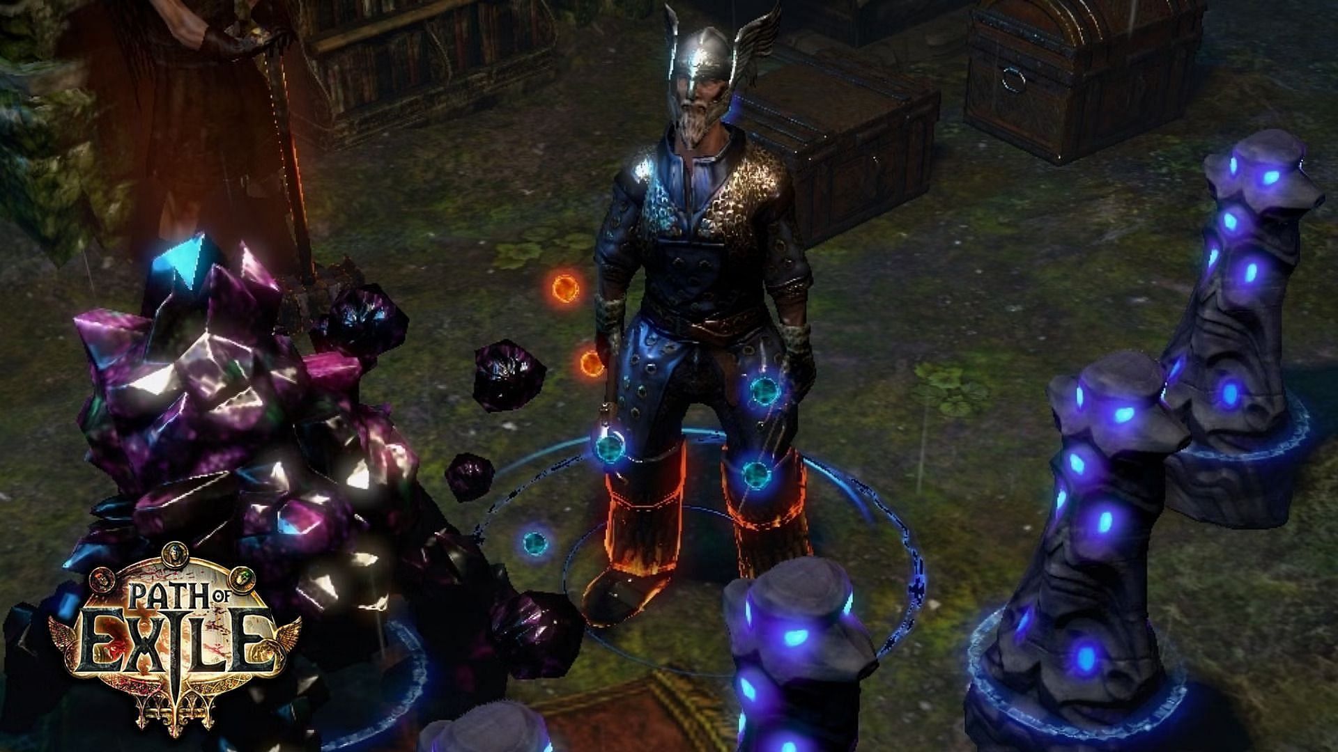 Arc Totem Hierophant build allows you to clear large mobs easily. (Image via Grinding Gear Games)