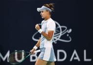 Veronika Kudermetova at the 2024 Mubadala Abu Dhabi Open in Abu Dhabi, United Arab Emirates - Getty Images