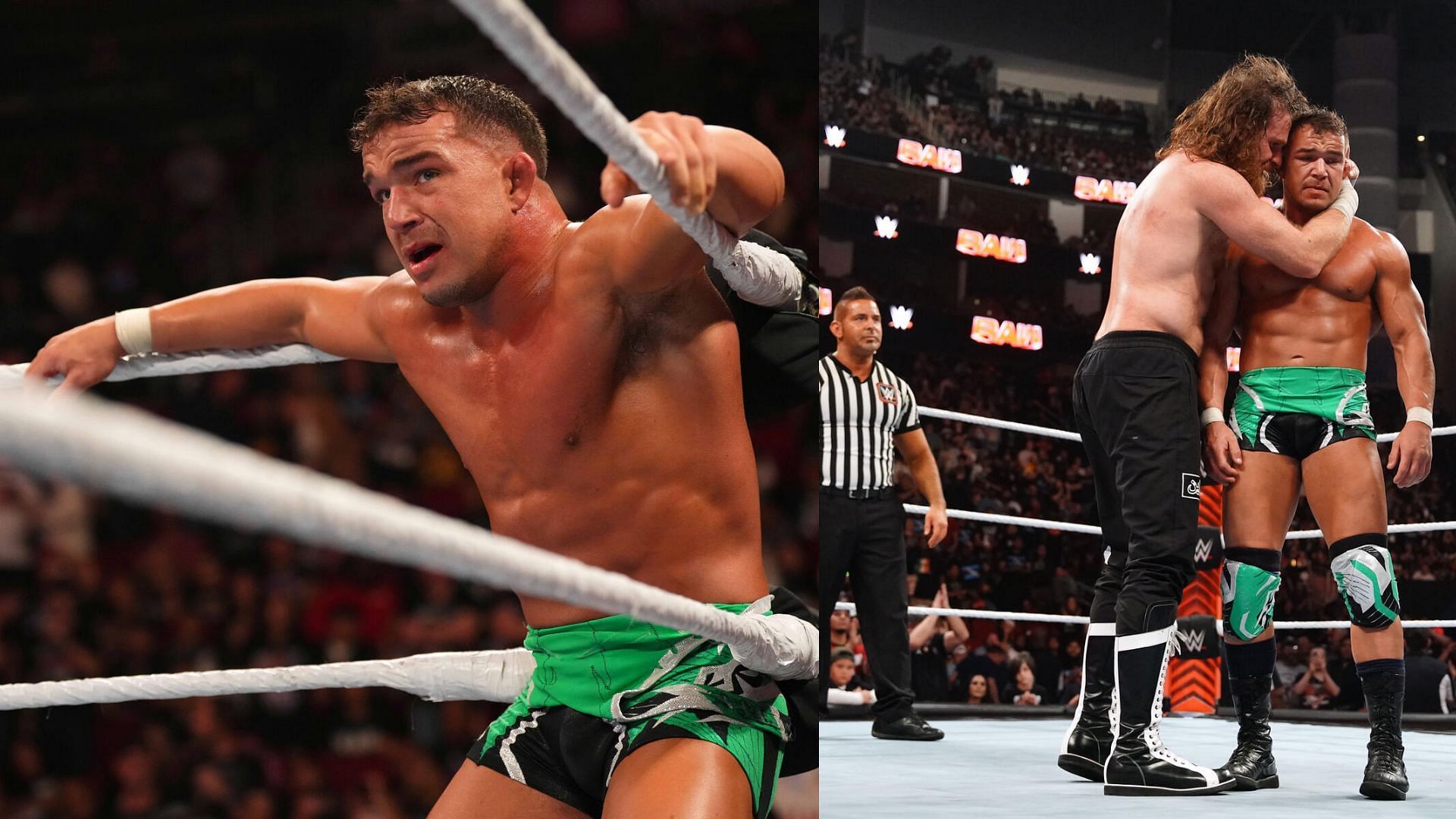 WWE सुपरस्टार्स ने बेहद अच्छा मैच लड़ा