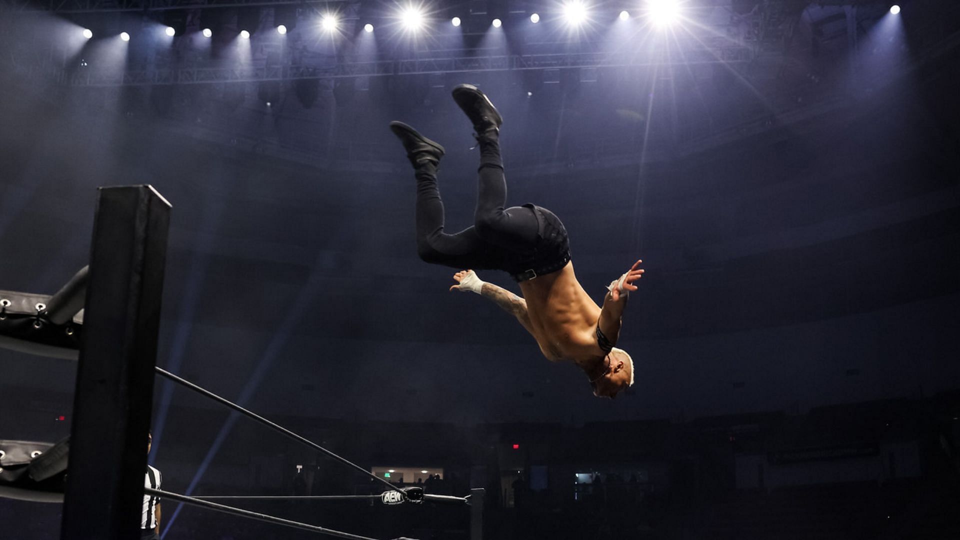 Darby Allin has been known to always perform hardcore spots [Photo courtesy of AEW