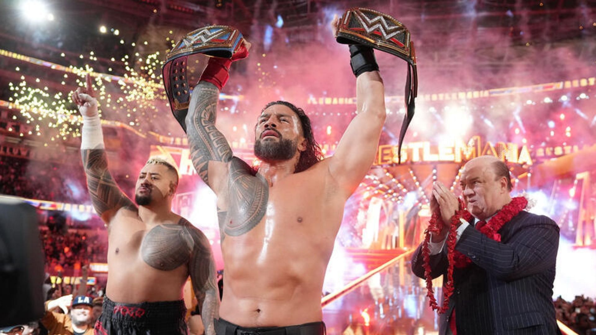 Reigns is the leader of The Bloodline on SmackDown.