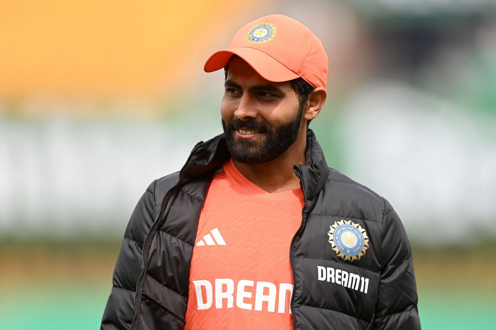 Ravindra Jadeja during India Net Session