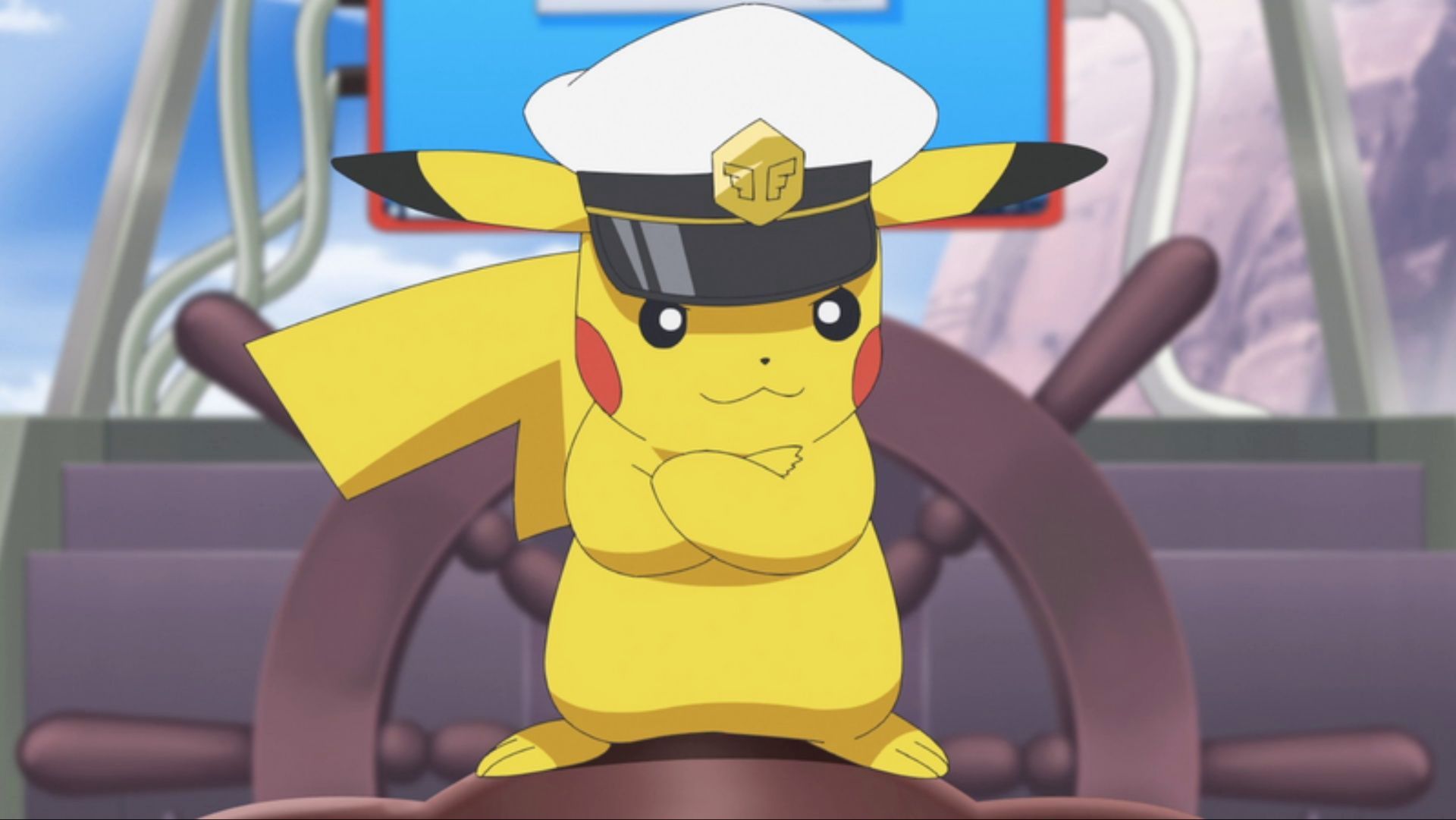 Captain Pikachu as seen in Pokemon Horizons (Image via The Pokemon Company)