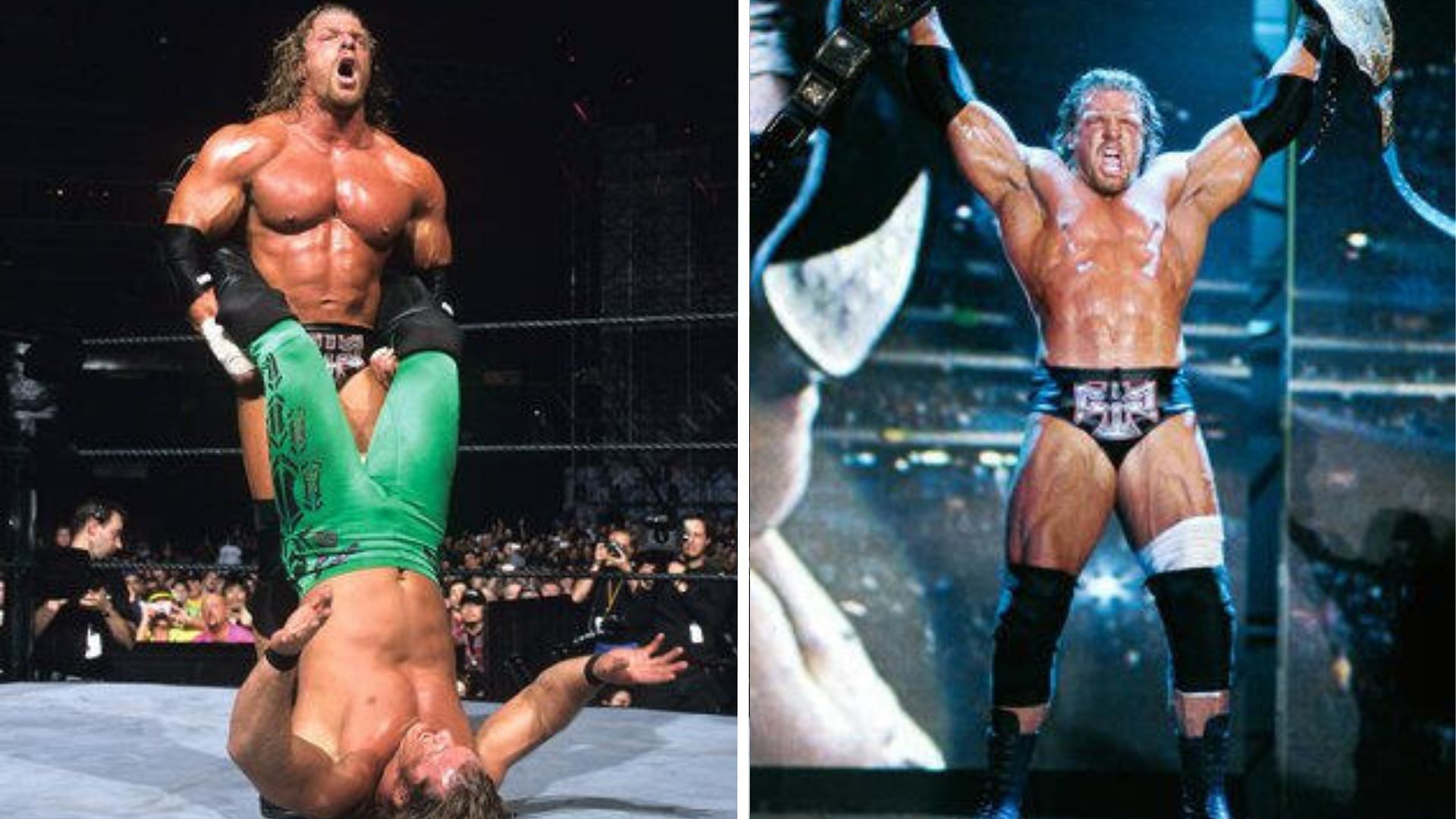 The scene of the WrestleMania X8 main event