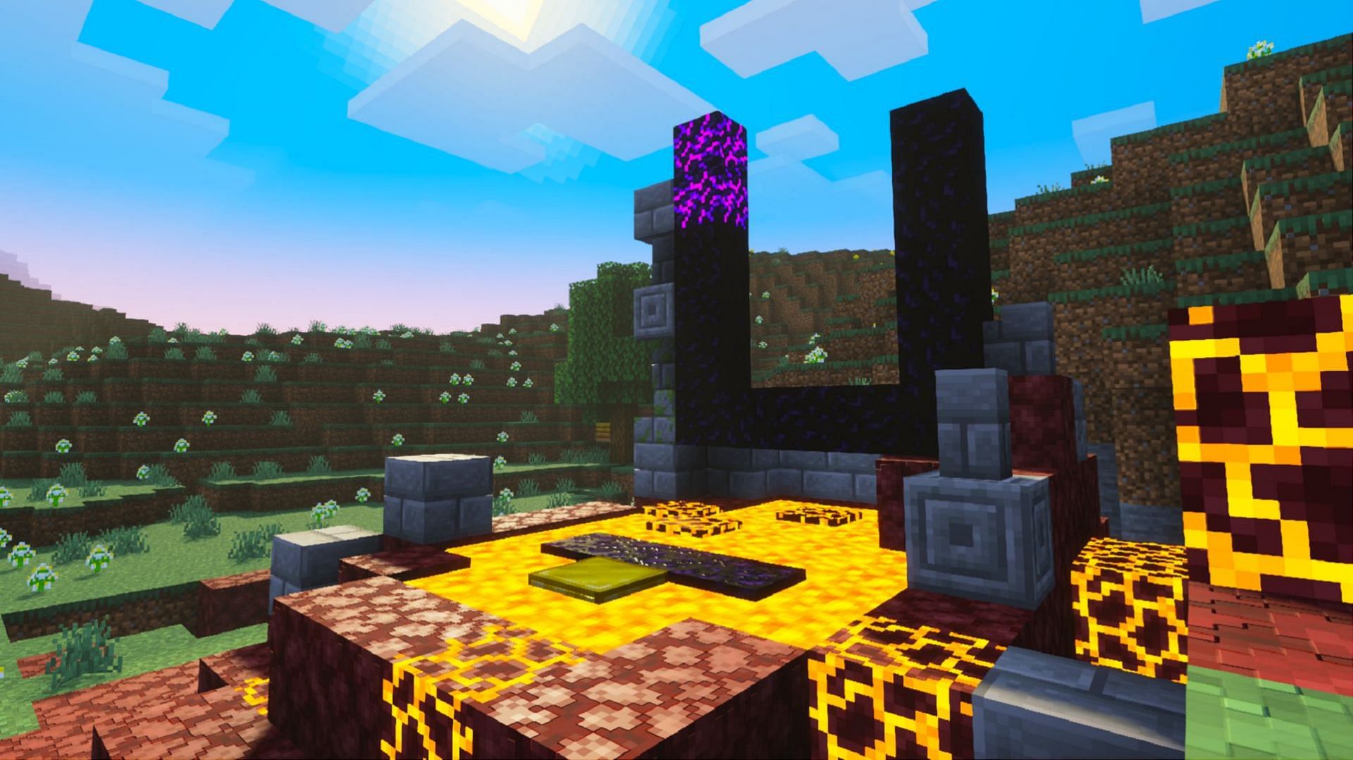 Resource packs can introduce higher fidelity visuals for Minecraft: Bedrock Edition (Image via Mojang)