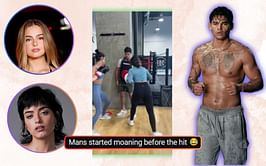 When Ryan Garcia was called out by fans for 'acting' during body shot challenge with Addison Rae and Dixie D'Amelio