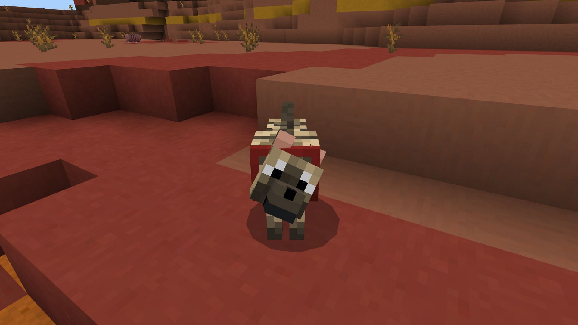 A preexisting wolf-taming bug in previous Minecraft Bedrock Previews has been addressed (Image via Mojang)