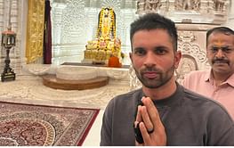 "Jai Shree Raam " - South African cricketer Keshav Maharaj visits Ram Mandir in Ayodhya