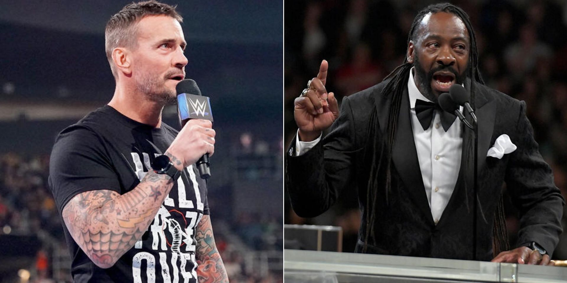 WWE Superstars CM Punk and Booker T