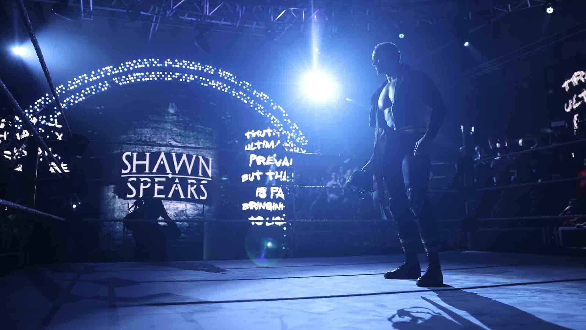 Shawn Spears in the ring at WWE NXT Roadblock 2024