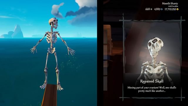 how to make your character a skeleton in sea of thieves