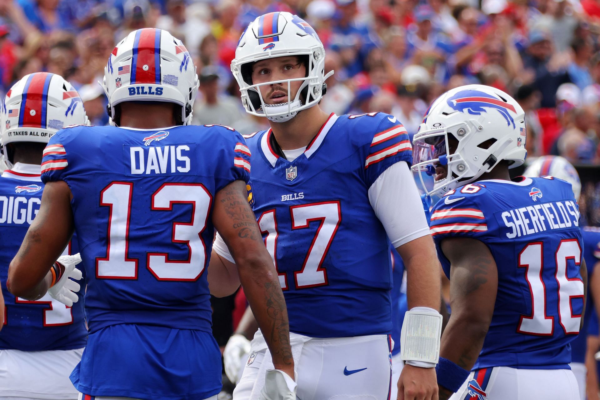 Gabe Davis and Josh Allen: Las Vegas Raiders vs Buffalo Bills