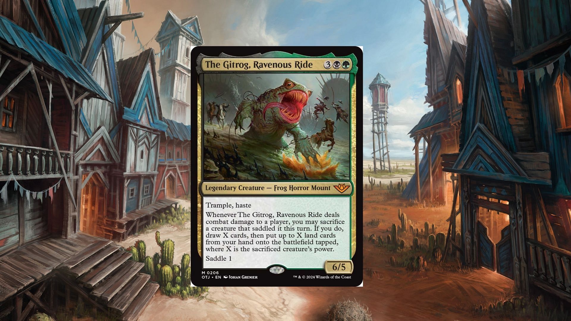 The Gitrog, Ravenous Ride in Magic: The Gathering (Image via Wizards of the Coast)