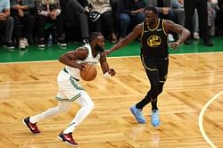 "More teams should take this strategy": Jaylen Brown mocks Steve Kerr and Draymond Green's 'sag off' tactics on him