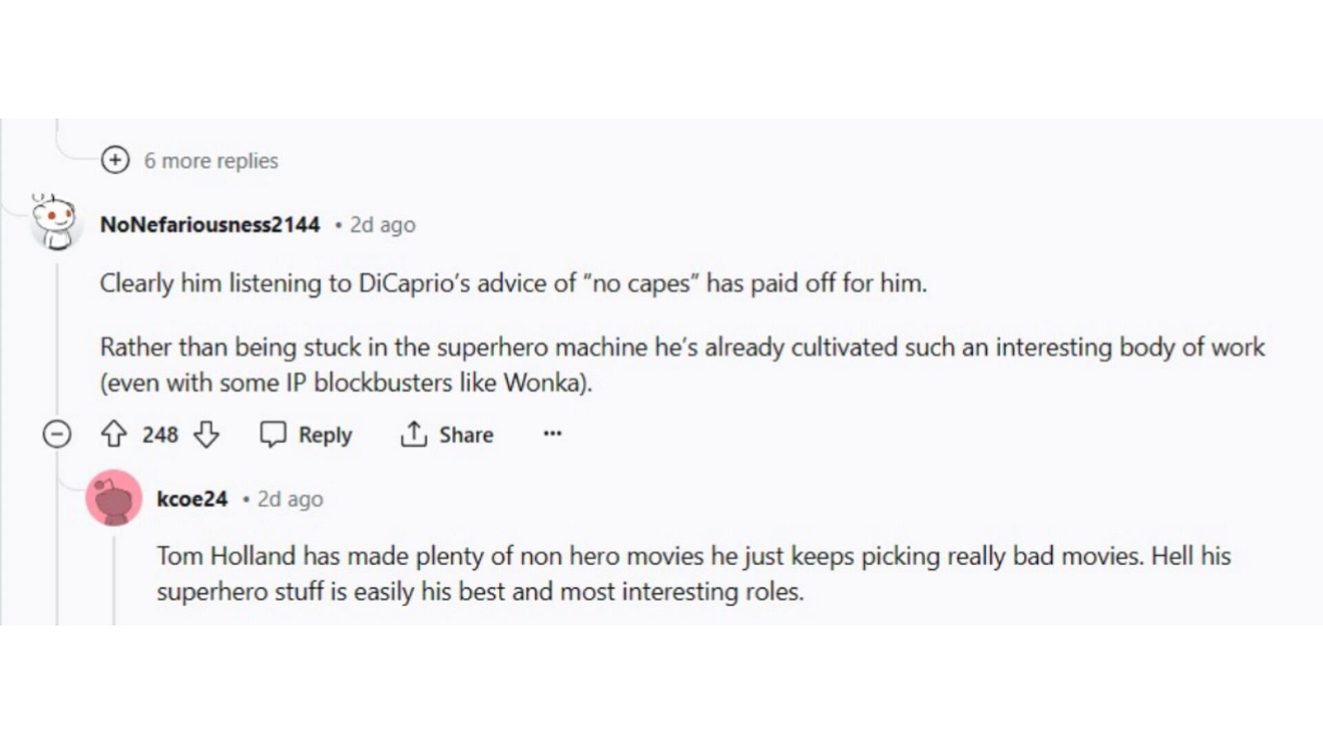 Fan reactions on Timothee&#039;s success at the box office (Image via Reddit)