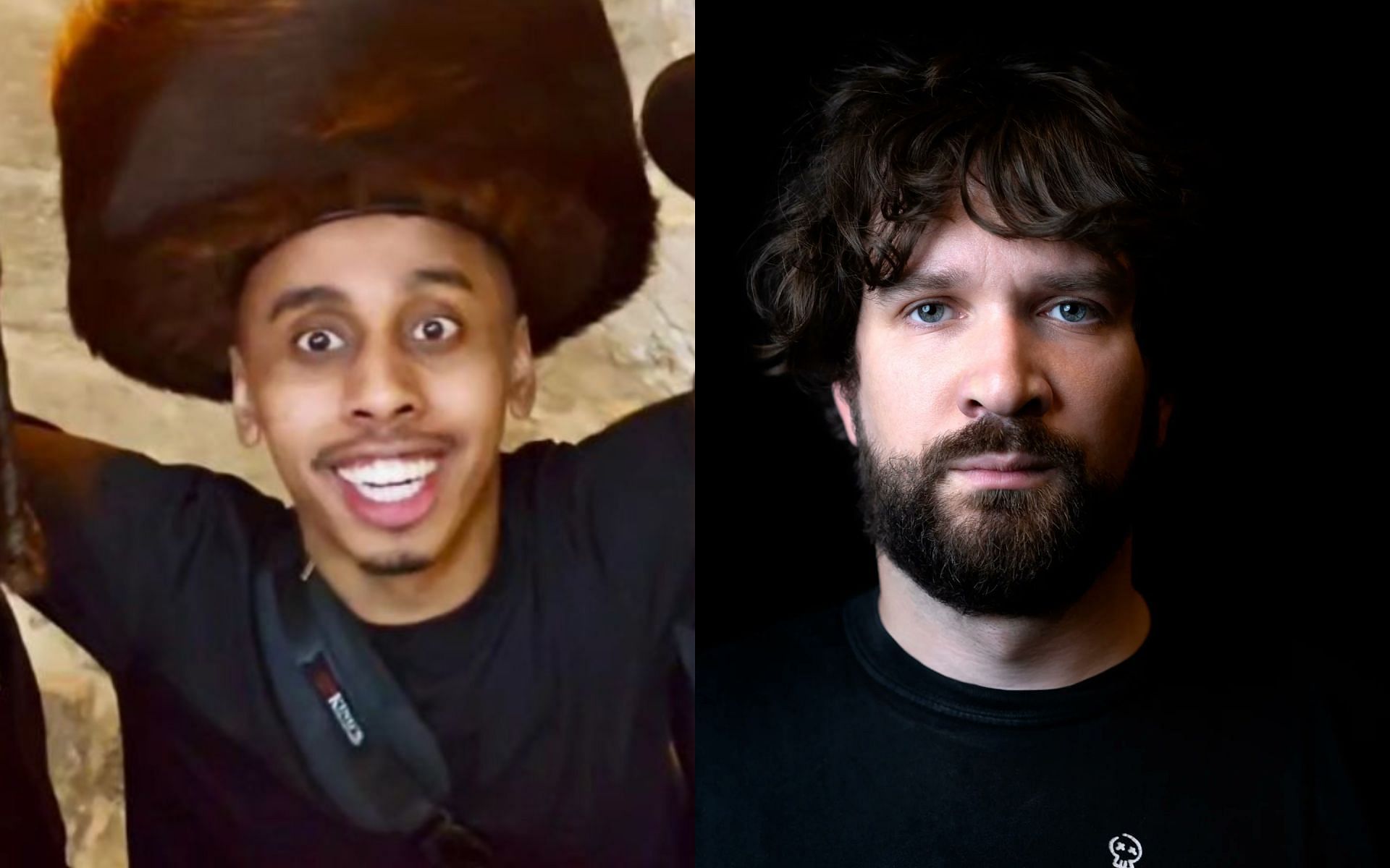 Destiny goes off at Johnny Somali after controversial streamer calls him &quot;unprofessional&quot; (Image via Johnny Somali/Instagram and @TheOmniLiberal/X)
