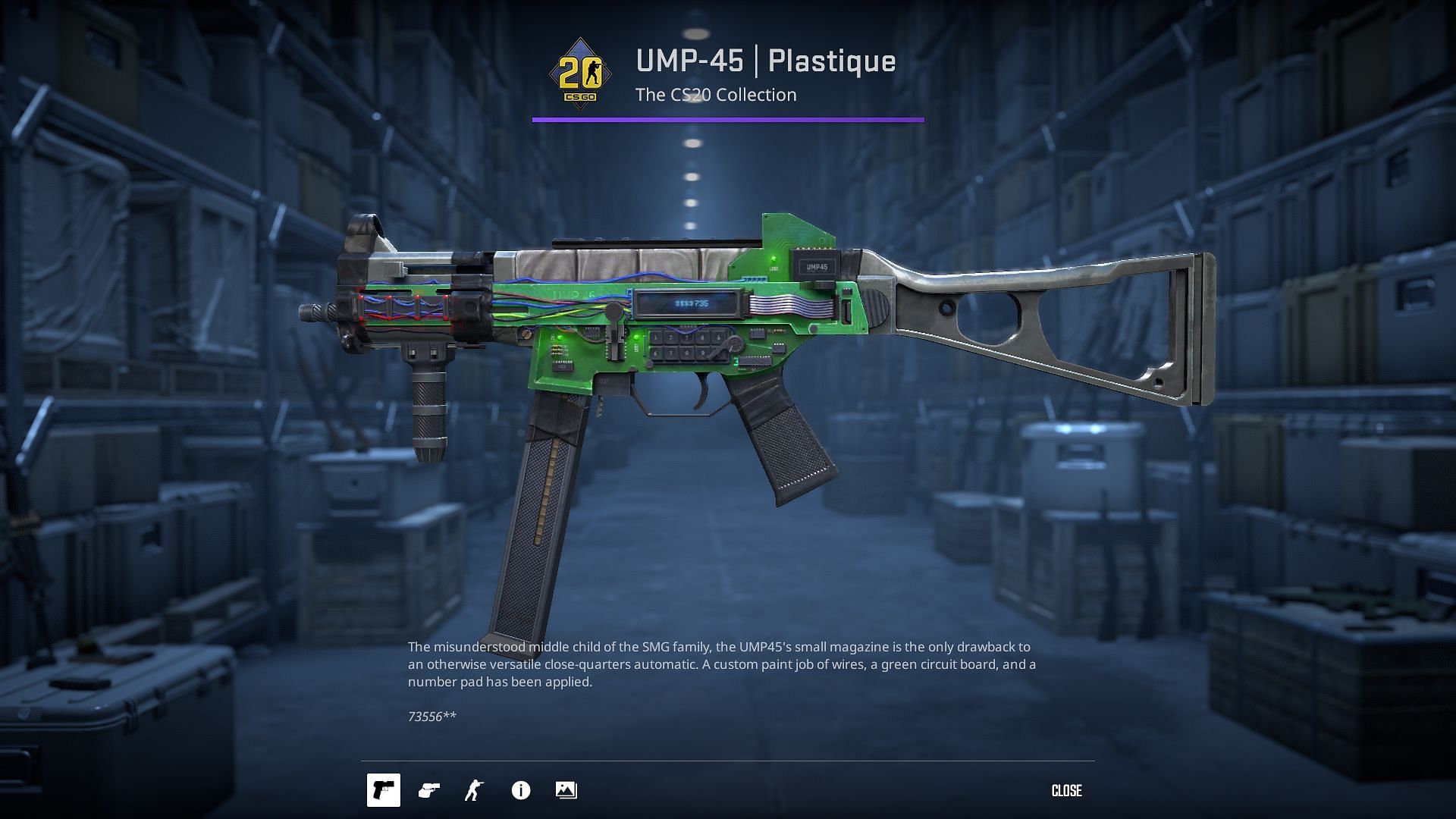 UMP-45 Plastique (Image via Valve)