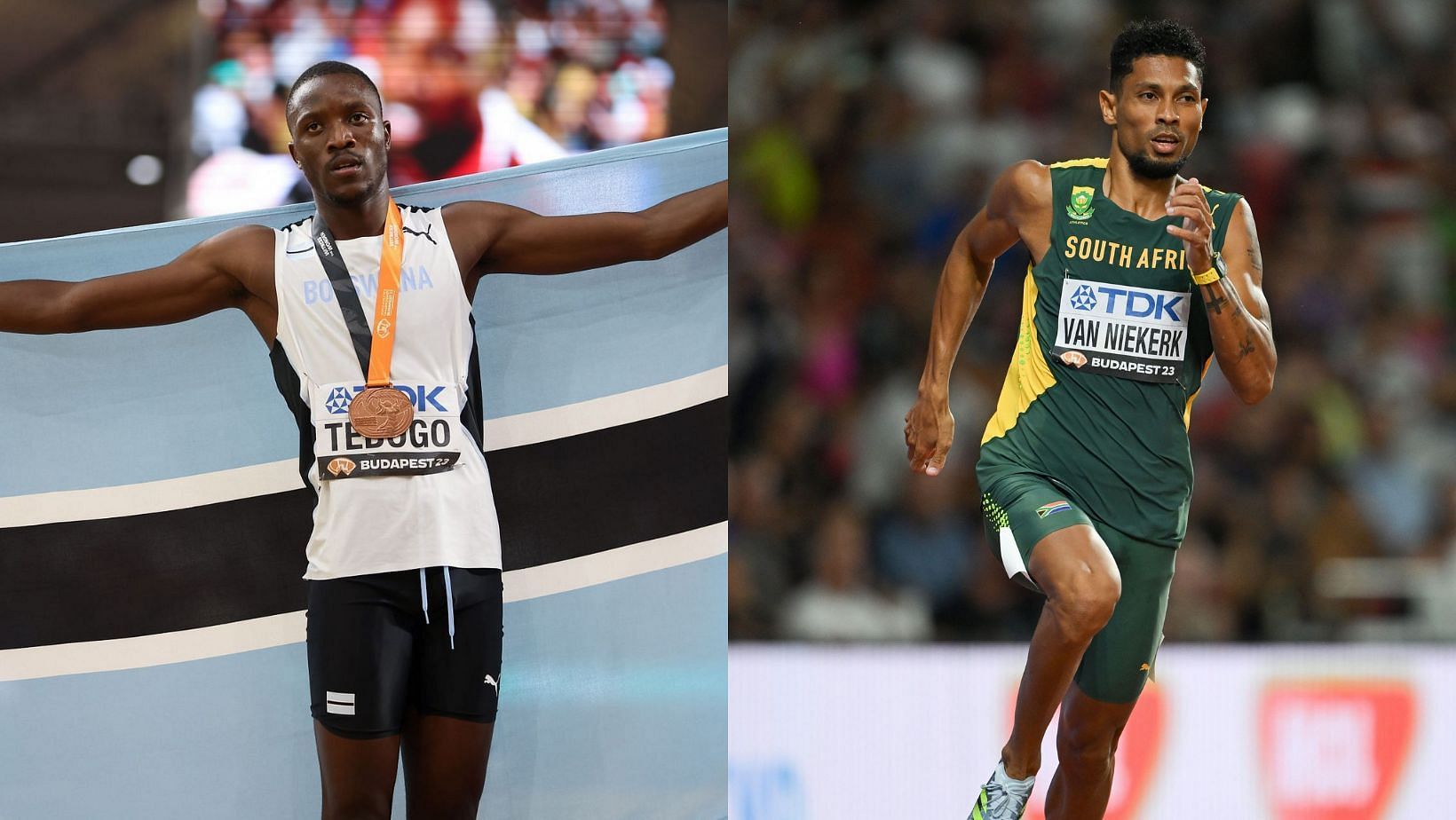 Letsile Tebogo vs Wade Van Niekerk: Who has the better timings in which events