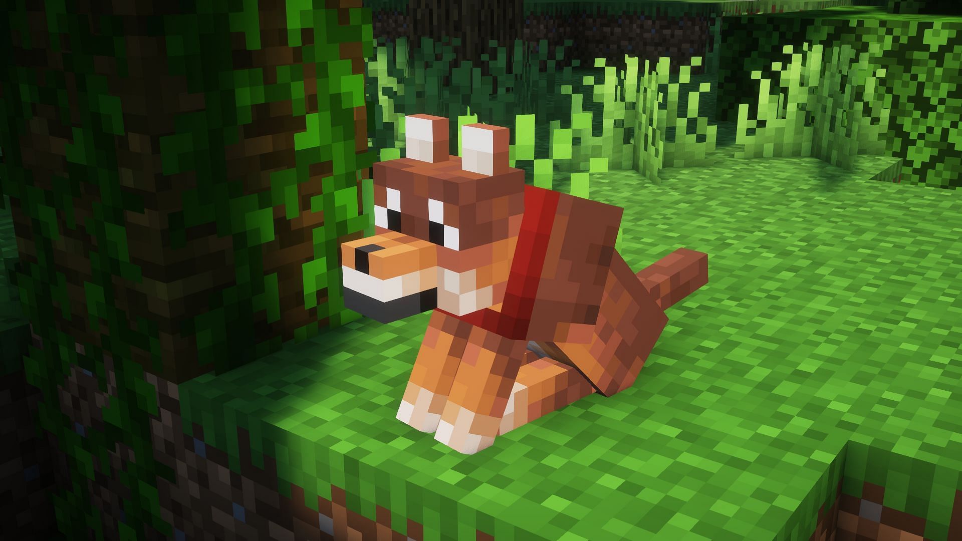 Rusty wolf (Image via Mojang)