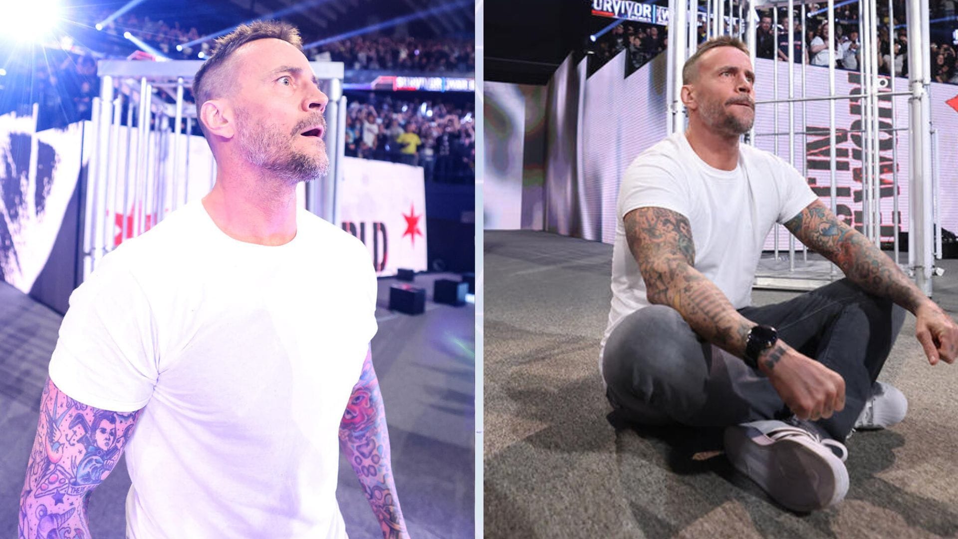 最近の WWE イベントで CM パンクとの対戦について発言した元世界チャンピオンは誰ですか?