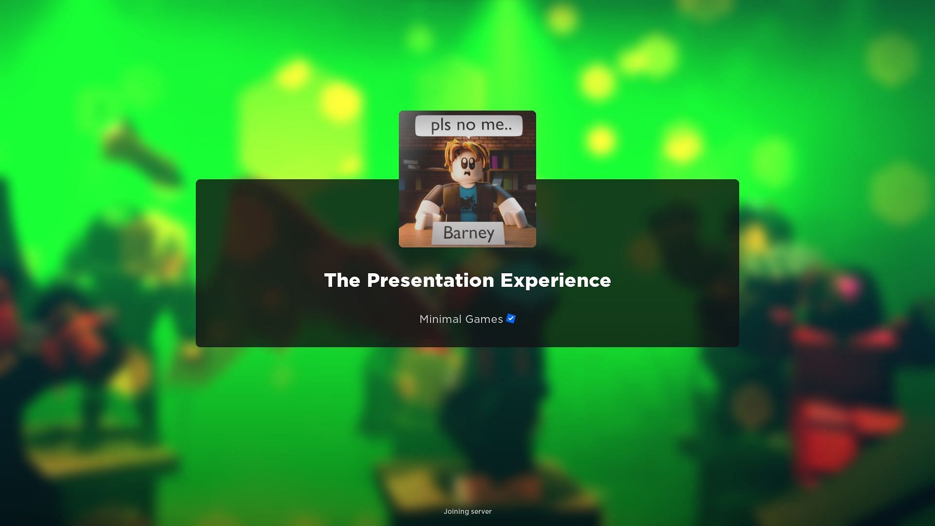 Redeem codes for The Presentation Experience