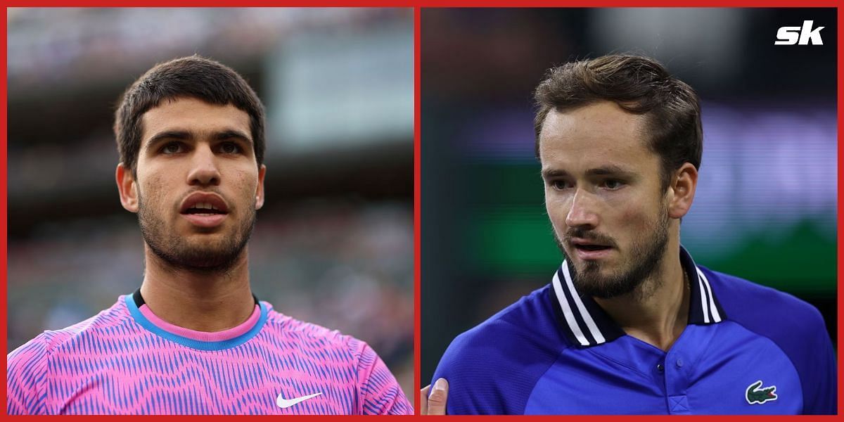 Carlos Alcaraz and Daniil Medvedev will clash for the Indian Wells title.
