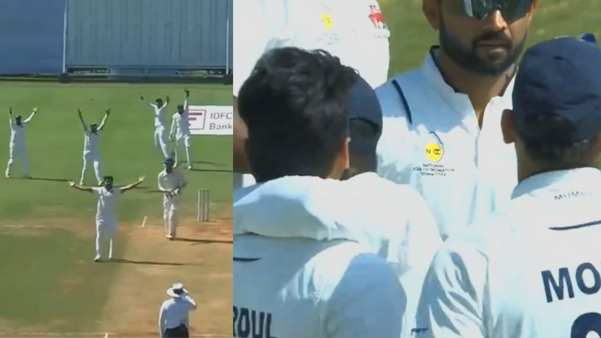Snippets from the two wickets taken by Shardul Thakur on Day 3