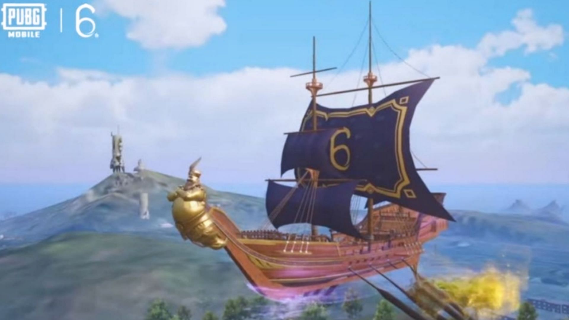 Krafton has introduced the Sky Treasure Ship in PUBG Mobile 3.1 update (Image via Krafton) 