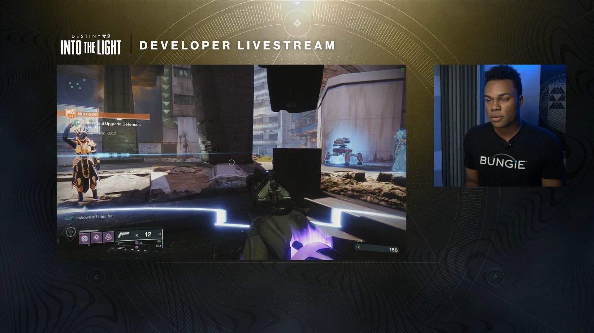 Destiny 2 dev livestream (Image via Bungie)