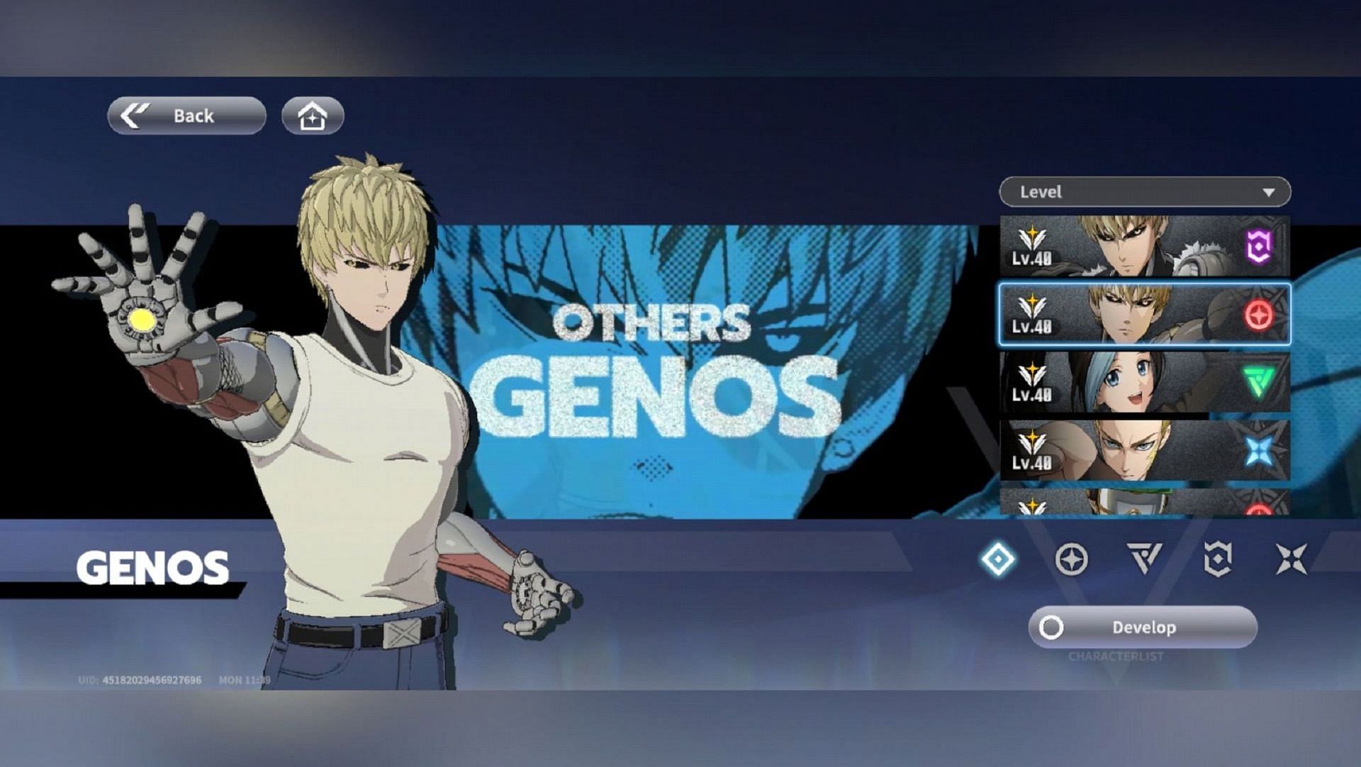 Genos (Default) in One Punch Man World (Image via Perfect World)