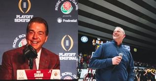 7x National Champ Nick Saban electrifies Alabama fans with surprise appearance alongside Kalen DeBoer at Coleman Coliseum