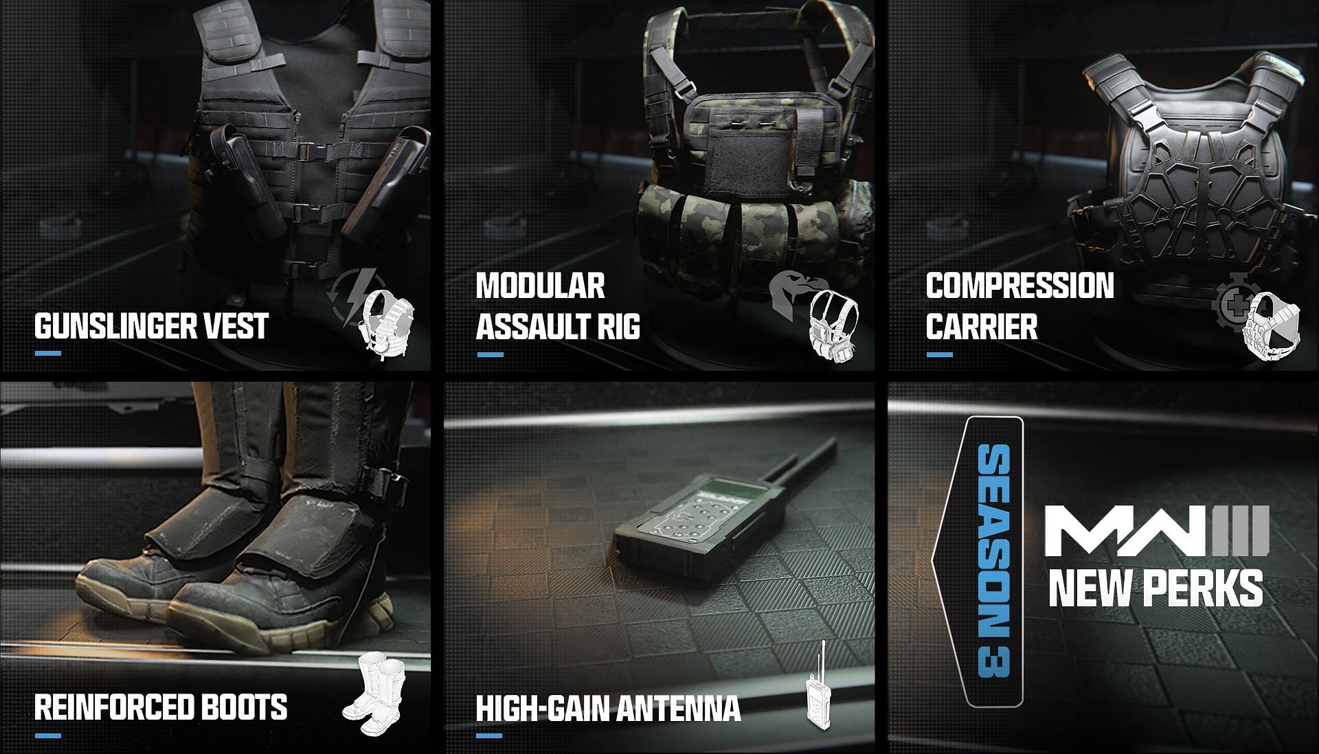 All new Perks in Modern Warfare 3 Season 3 (Image via Activision)