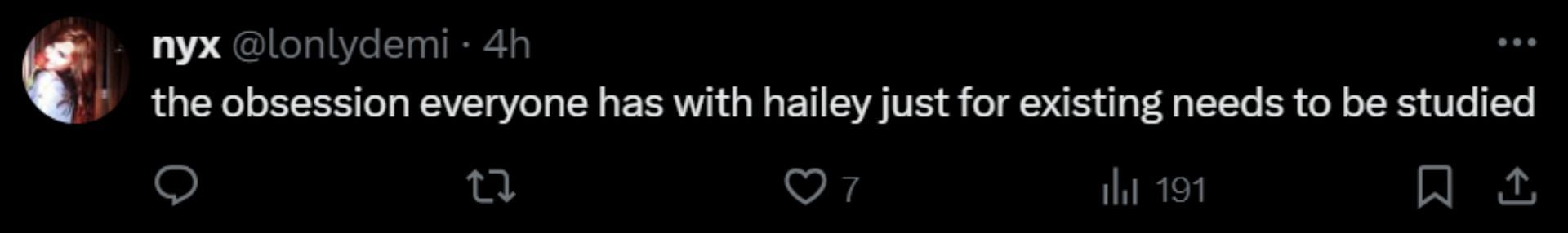 Netizens react to the television host&rsquo;s comments on Hailey Bieber (Image via X)
