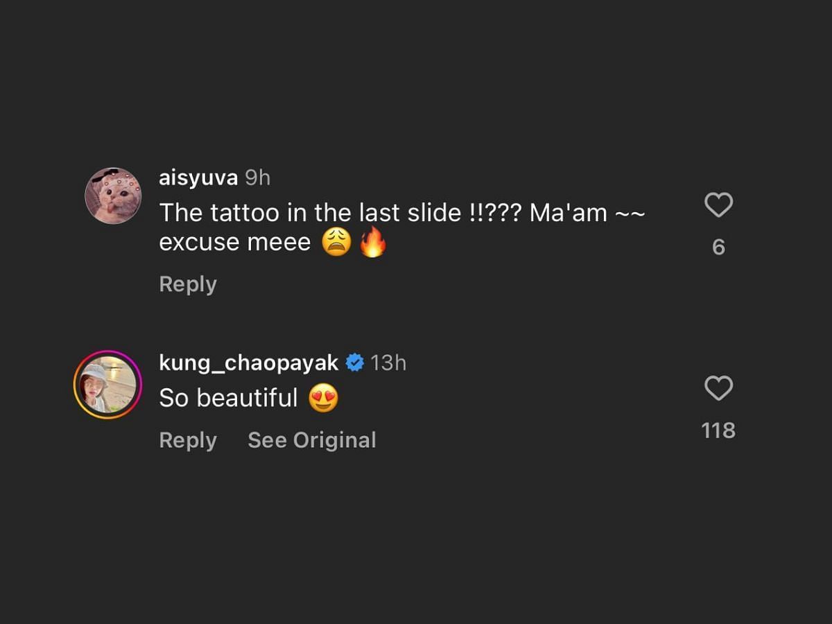 Fans appreciate LaLisa&#039;s new ankle tattoo as she steps out for Bulgari event (Image via Instagram/lalalalisa_m)