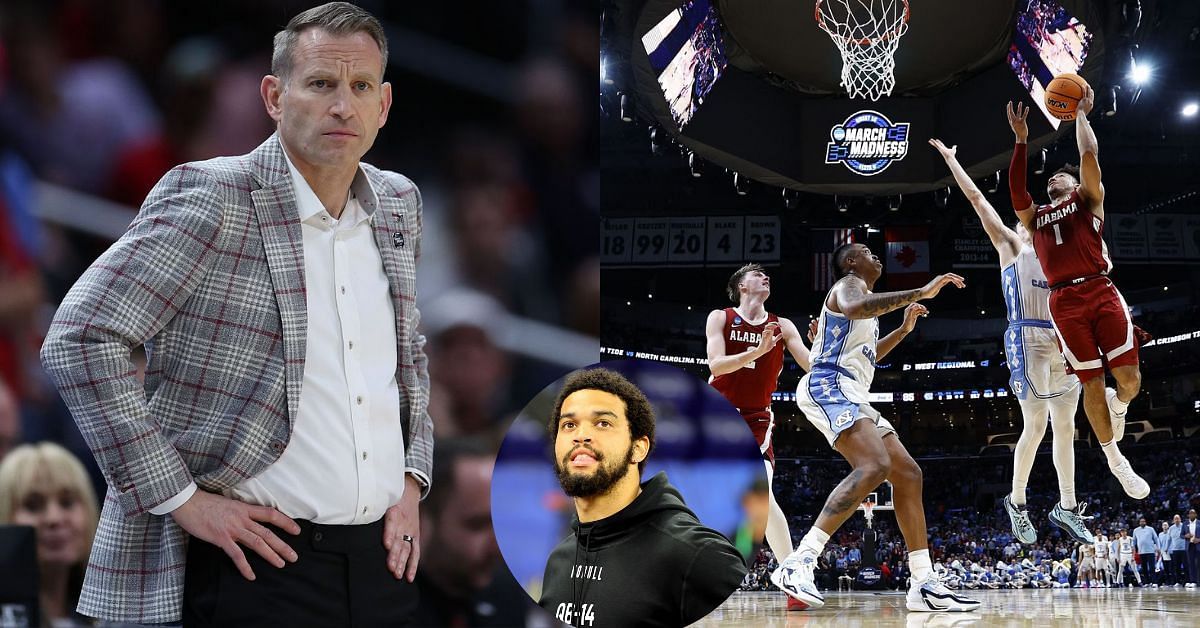 CFB world reacts to Nate Oats&rsquo; Alabama&rsquo;s electrifying 89-87 win against No. 1 North Carolina ft. Caleb Williams