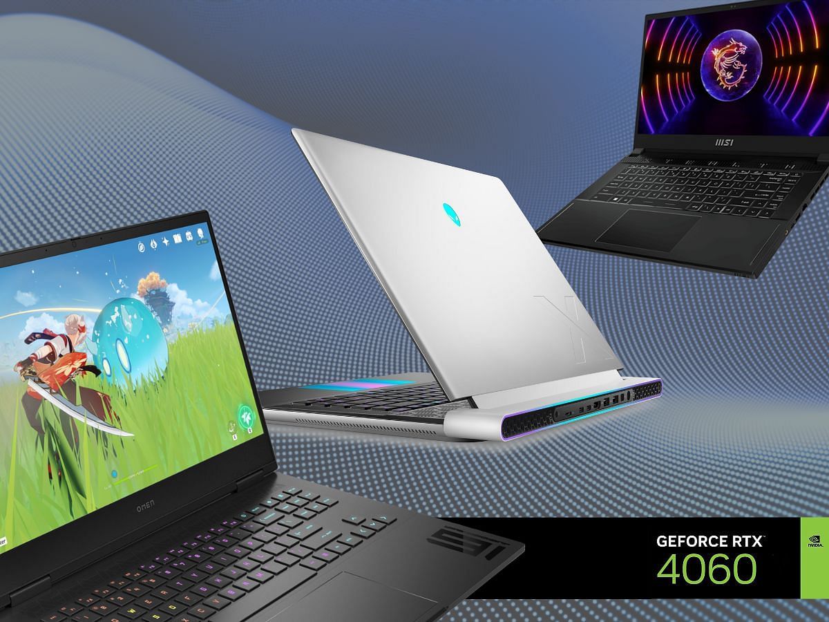 5 best RTX 4060 gaming laptops in 2024 (Image via MSI, HP, Dell)