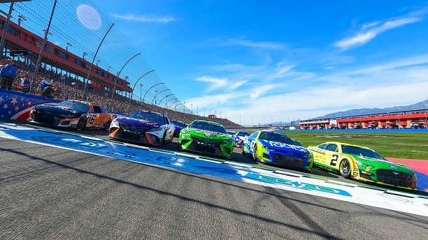 The start of a NASCAR Cup Series race