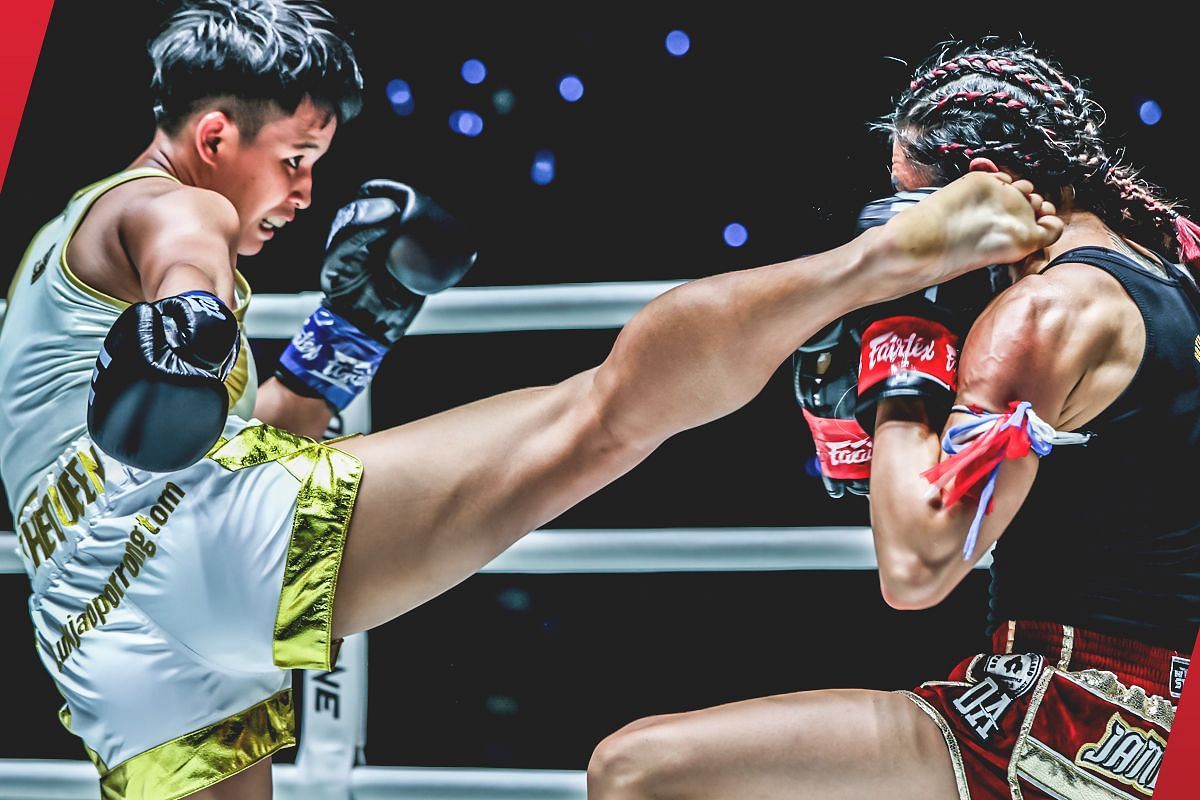 Phetjeeja (L) sees room for improvement after impressive win over Janet Todd. -- Photo by ONE Championship