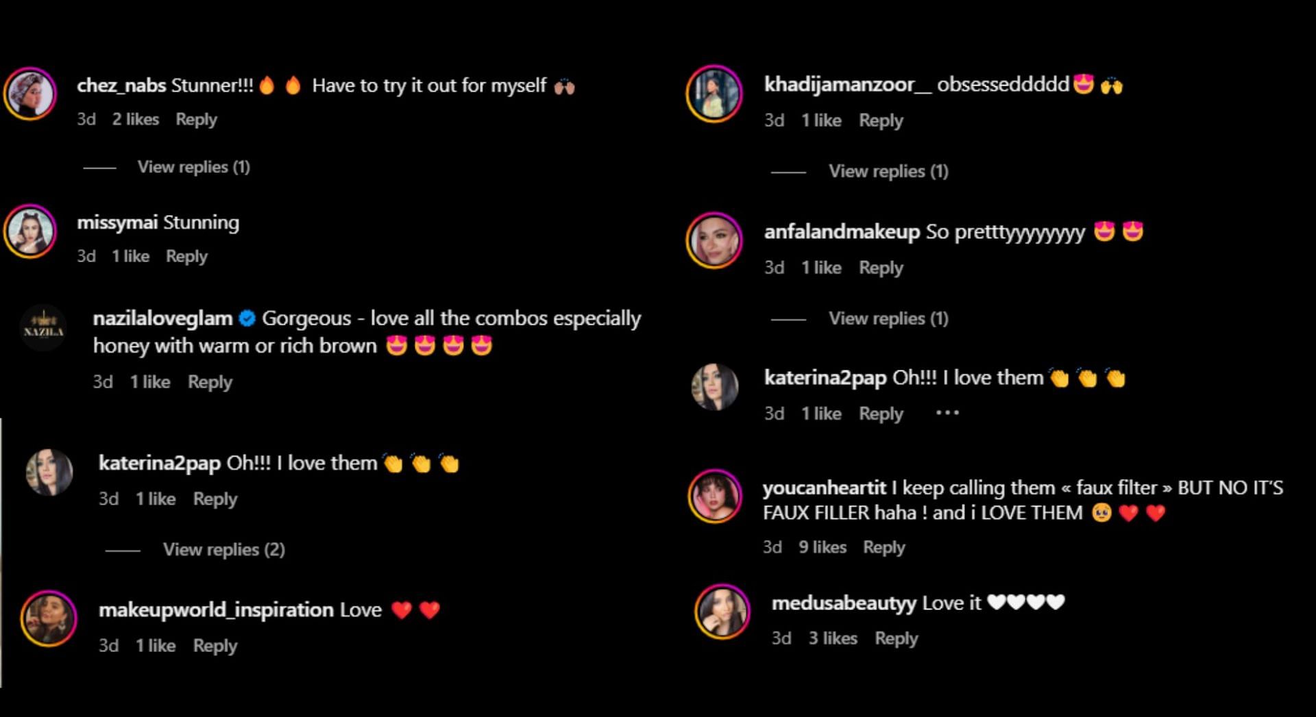 Fan reactions on Huda Beauty&#039;s Faux Filler Lip gloss (Image via SportsKeeda)