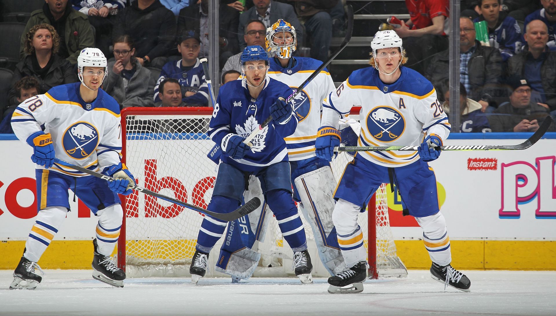 Buffalo Sabres vs Toronto Maple Leafs projected lineups, NHL starting